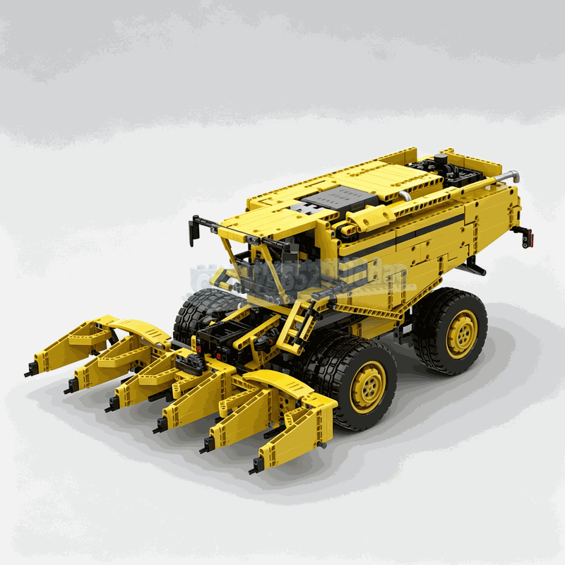 Agriculture Farming Education - 1587PCS Harvester Farm Machine MOC Model
