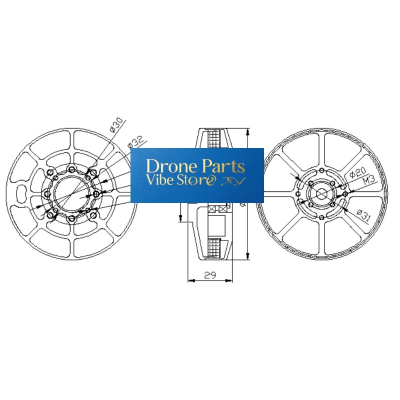 DParts1UA80- KV85/150/175 ESC  - Drone Crop Sprayer 评论和价格