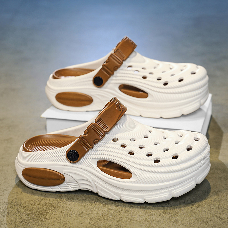 Men's 5cm Thick Sole Clogs Sli - Farming And Agriculture 评论和价格
