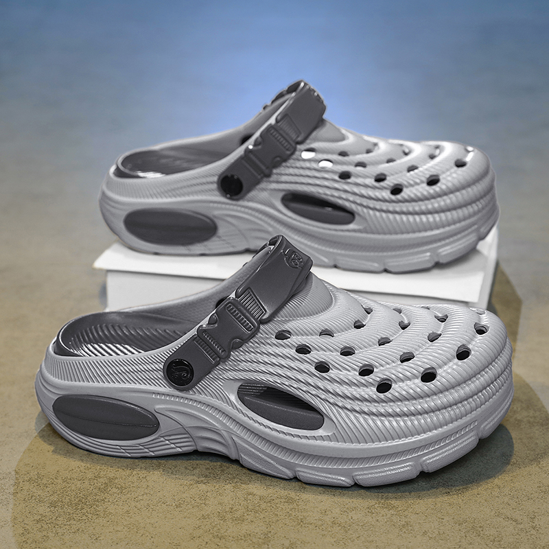 Men's 5cm Thick Sole Clogs Sli - Farming And Agriculture 评论和价格