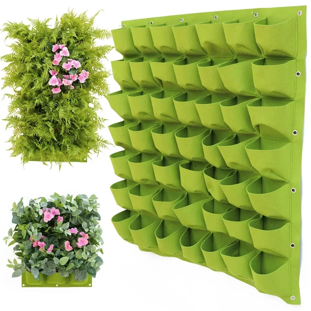 NEW Wall Hanging Pockets Plant - Agriculture Vertical Farming 评论和价格
