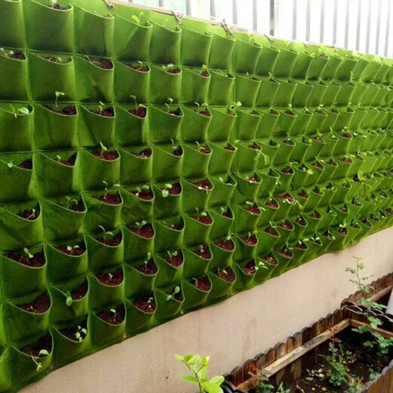 NEW Wall Hanging Pockets Plant - Agriculture Vertical Farming 评论和价格