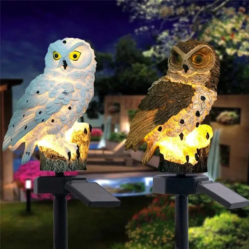 Solar Owl Statue Garden Light  - Farming And Agriculture 评论和价格