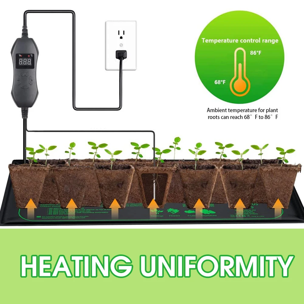 50W EU-US/UK/AU Adjustable The - Seedling Heat Mat 评论和价格
