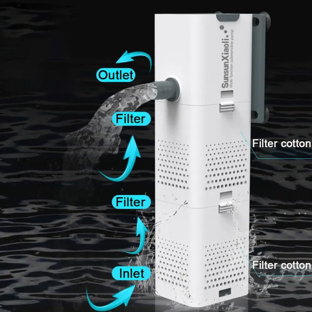 3 In 1 Aquarium Filter Pump Aq - Aquaculture Aerator Pump 评论和价格