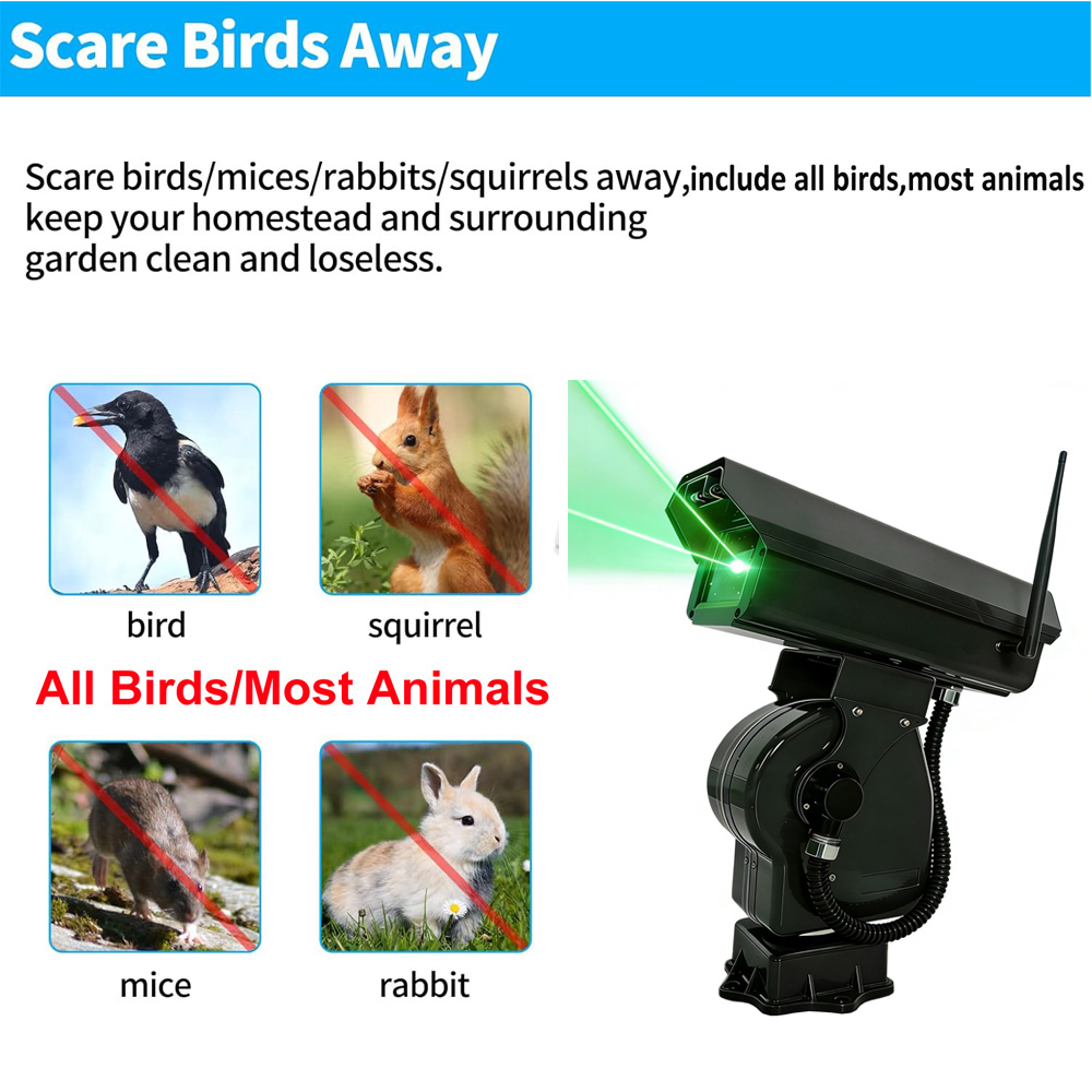 Powerful 2W Green  Bird Repell - Precision Farming Smart Agriculture 评论和价格