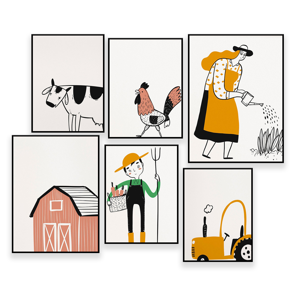 Agriculture Gallery Wall - 4-H - Agriculture Farming Education 评论和价格